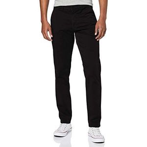 CASUAL FRIDAY CFViggo Chino broek voor heren, stoffen broek, slim fit, zwart (50003), 34W x 32L