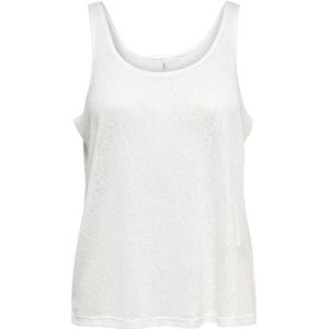 ONLY Dames Onlfrida Tank Topjrs Noos Top, wit, XL