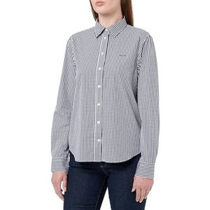 REG POPLIN Gingham Shirt, blauw, 40