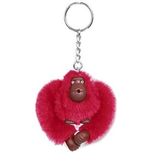 Kipling Monkeyclip S Pack10 Sleutelhanger, True Pink, Eén Maat