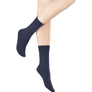 KUNERT Sensual Merino Sod sokken voor dames, blauw (sapphire), 36 EU