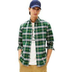 Tommy Hilfiger - Brushed Oxford Check - Overhemd - Wedge Blue - Regular Fit