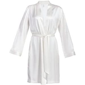 Palmers Dames Kimono ochtendjas Silky Nights, Ivoor (Pearl 224), M