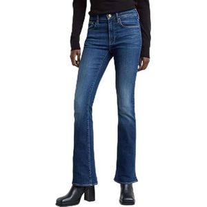 G-STAR 3301 Flare Jeans Jeans dames, blauw (Faded Zonal Wind D21290-d760-g728), 24W / 28L