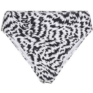 Karl Lagerfeld Animalprint hoog gesneden broekje, Animal Elektrika Aop Black, M