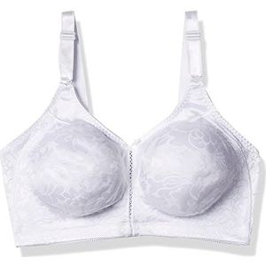Bali Women's Double Support Spa Closure Wire-Free Bra, White, 36C