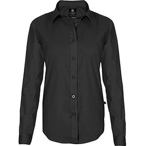 Texstar WS19 damesjurk hemd, maat XL, zwart
