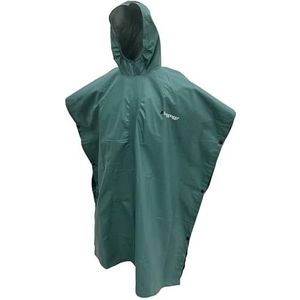 FROGG TOGGS Ultra-lite2 waterdichte, ademende regenponcho, maten voor volwassenen en jongeren, Donkergroen, One size