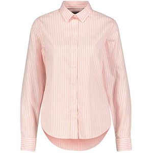 GANT Dames Reg Broadcloth Gestreept Shirt Blouse, Preppy pink., 40
