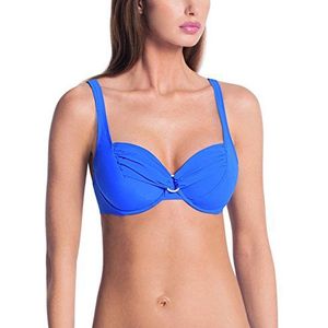 Roze Faia bikini-bovendeel Hermine badtop, blauw (French Blue 354), 42 (maat van de fabrikant: 44C) dames