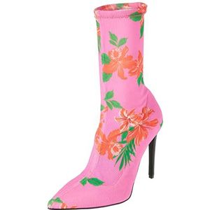 Pinko Valentine Retina St, halfhoge laarzen voor dames, Ynr Mult Fuchsia Rood, 35 EU