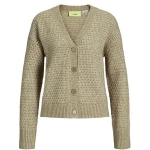 JACK & JONES Jxaden Structure gebreid vest voor dames, Beige, L