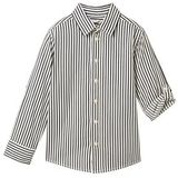 TOM TAILOR jongenshemd, 31865 - Navy Wool White Stripe, 104/110 cm