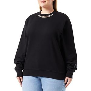 Replay Sweatshirt voor dames, regular fit, 098 Black, XL