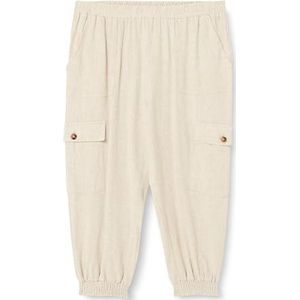 Kaffe - Cargobroeken - Beige - 3XL Linnen