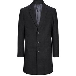 JACK & JONES Jjeharrison Wool Coat Sn mantel voor heren, dark grey melange, S