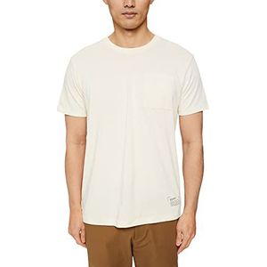 ESPRIT Heren T-shirt, 296/crème beige 2, L