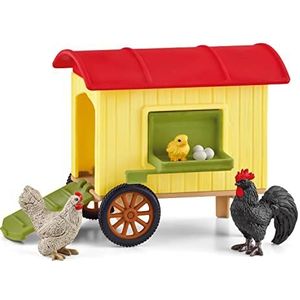 schleich FARM WORLD - Kippenhok - Kinderspeelgoed voor Jongens en Meisjes - 3 tot 8 jaar - 42572