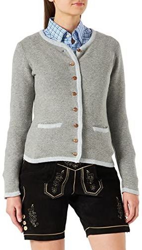 Stockerpoint - Caro - Cardigan - Grijs-lichtblauw - Dames