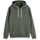 Scotch & Soda - Hoodie Core Logo Badge - Groen - Heren