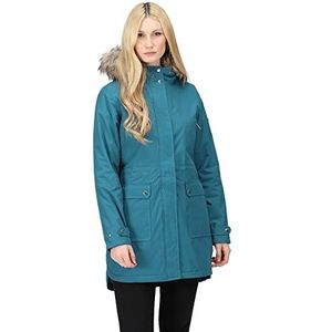 Regatta Womens Sabinka Fur Trim Parka Jas, libelle, 40