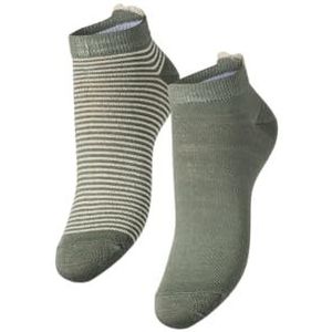 Pieces Pclaura Bc Noos Enkelsokken, set van 2, Kalamata, Eén Maat