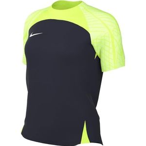 Nike Dames Short Sleeve Top W Nk Df Strk23 Top Ss, Obsidiaan/Volt/Wit, DR2278-452, XL