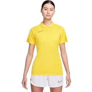 Nike Dames Short Sleeve Top W Nk Df Acd23 Polo Ss, Tour Yellow/University Goud/Zwart, DR1348-719, L