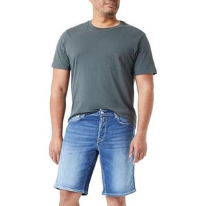 Replay Heren Grover Jeansshorts, 009 Medium Blue, 30, 009, medium blue., 30W