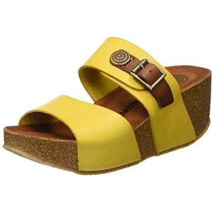 Dr. Brinkmann Dames 700921 slippers, geel, 41 EU