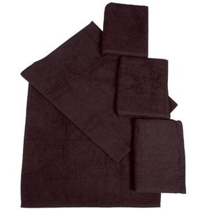 Dyckhoff 410936115 2x handdoeken 50 x 100 cm en 2x douchehanddoeken 70 x 140 cm 4-delig zwart