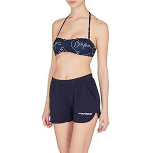 Emporio Armani Swimwear Emporio Armani Stretch shorts voor dames, marineblauw, Marinier, L