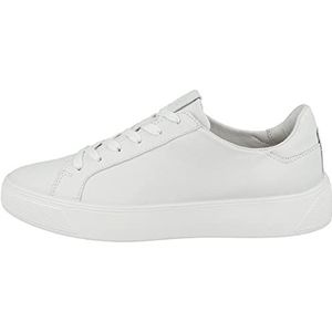 ECCO Street Tray dames Sneaker Enkellaars, wit., 38 EU
