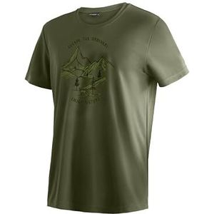 Maier Sports - Dieter - T-shirt - Blauw - Functiemateriaal - Sneldrogend