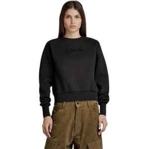 G-STAR RAW Dames Autograph R Sw Wmn Sweater, Zwart (Dk Black D24217-d425-6484), L
