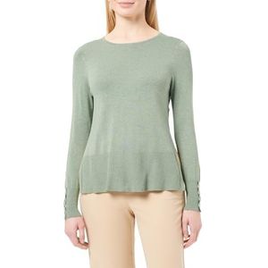 ONLJULIE LS Life Loose O-Neck CC KNT, Hedge Green/Detail:melange, M