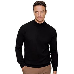 Bonamaison Men's TRMRVN100140 Pullover Sweater, zwart, XXL
