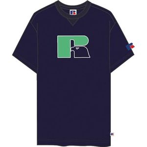RUSSELL ATHLETIC S/S Crewneck T-shirt heren, Marine., L
