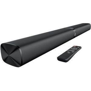 GarageRock Soundbar voor tv-toestellen, deelbare 2-in-1 tv-soundbar met automatische volumeregeling, stereo tv-luidsprekers met 3 EQ-modi, Bluetooth 5.3, ARC/Opt/AUX, soundbar voor tv/pc/beamer
