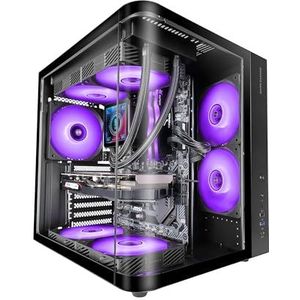 Mars Gaming - MC-CURV - Gaming Behuizing - Doorlopende Drievoudige Kromming - ATX - Dubbele Kamerstructuur