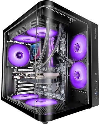 Mars Gaming - MC-CURV - Gaming Behuizing - Doorlopende Drievoudige Kromming - ATX - Dubbele Kamerstructuur