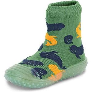 Sterntaler Adventure-sokken voor baby's, sokken met rubberen zool, waterschoen, groen, 26 EU