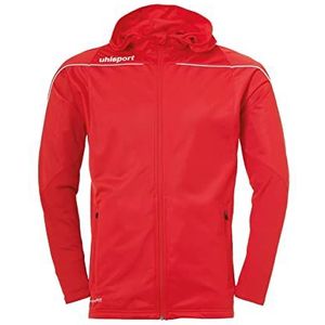 uhlsport Heren STREAM 22 TRACK HOOD JACKET jas, rood/wit, S