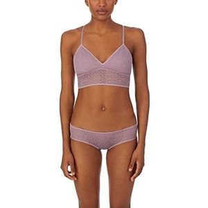 DKNY Moderne bralette van kanten beha voor dames, elderberry, S