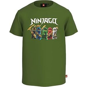 LEGO Jongen Ninjago Jungen T-Shirt alle Ninjas LWTaylor 121, 839 Groen Melange, 98