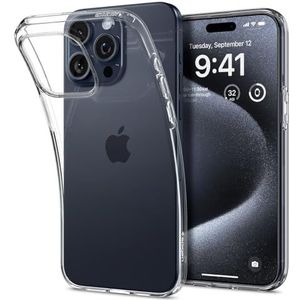 Spigen Liquid Crystal Case Compatibel met iPhone 15 Pro hoesje -Crystal Clear