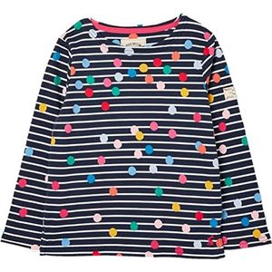 Joules Meisjeshaven-T-shirt, vlekstreep, normaal