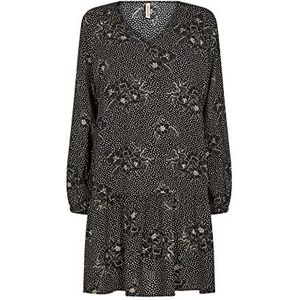 SOYACONCEPT Dames SC-Gillian Dress, 9999 Black Combi, X-Large