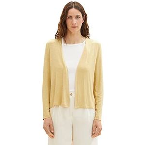 TOM TAILOR Basic zomercardigan voor dames, 31648, Fawn Beige, 3XL