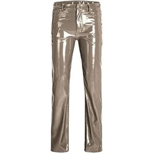 JJXX Dames Kunstleer Broek JXKenya Straight, brindle, XS